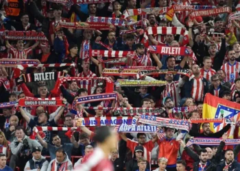 Afición del Atlético de Madrid. (FOTO: AFP)
