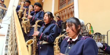 Los estudiantes demostrarán su talento musical. Foto: Gobernación de La Paz.