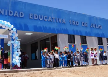 Una de las unidades educativas inauguradas. Foto: Ministerio de Educación.