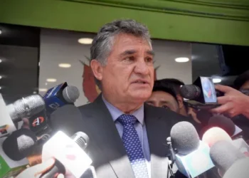 Haldivec Escobar Vega, representante de la Empresa Noach, que opera en las zonas de Calacoto y San Miguel. FOTO: GAMLP