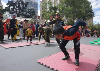 Varias actividades se realizaron en las calles. Foto: APG.