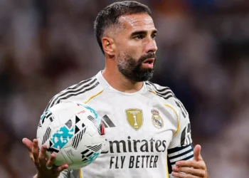 Dany Carvajal en el partido entre Atlético de Madrid y Real Madrid (5-2). FOTO: Real Madrid C.F.