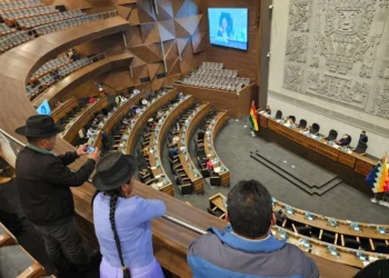 La última sesión en la que se aprobaron dos créditos. Foto: Cámara de Diputados.