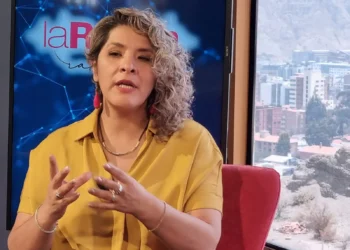 Tania Sánchez, directora de la Coordinadora de la Mujer, en entrevista con La Razón.