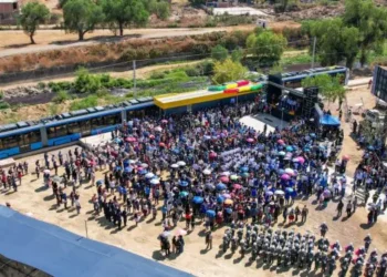 La inauguración de la nueva línea sucedió el fin de semana. Foto: Ministerio de Obras Públicas.