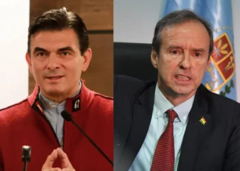 Rodrigo Paz y Jorge Quiroga.