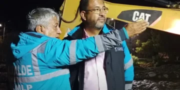 El alcalde Iván Arias y el concejal Jorge Dulón. Foto: RRSS Jorge Dulón.