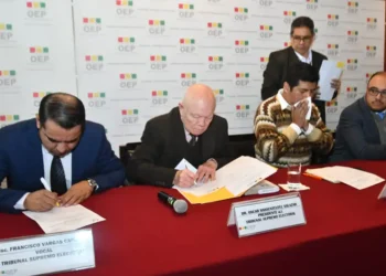 Vocales del Tribunal Supremo Electoral.