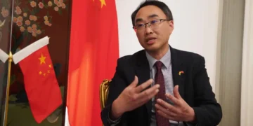 El embajador de China en Bolivia, Wang Liang.