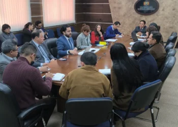 Reunión entre el Viceministerio de Defensa del Consumidor y representantes de Cifabol. FOTO: VDDUC