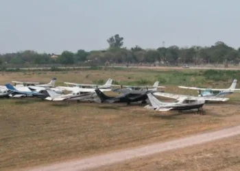 Las avionetas halladas en un hangar ilegal/RRSS