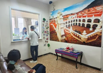 En China procesan visados para Bolivia. Foto: Cancillería.