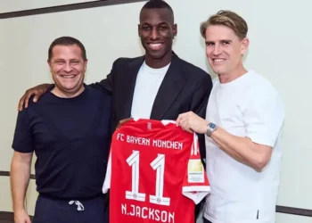 Delantero Nicolas Jackson llega cedido al Bayern Múnich. (FOTO: FC Bayern München)