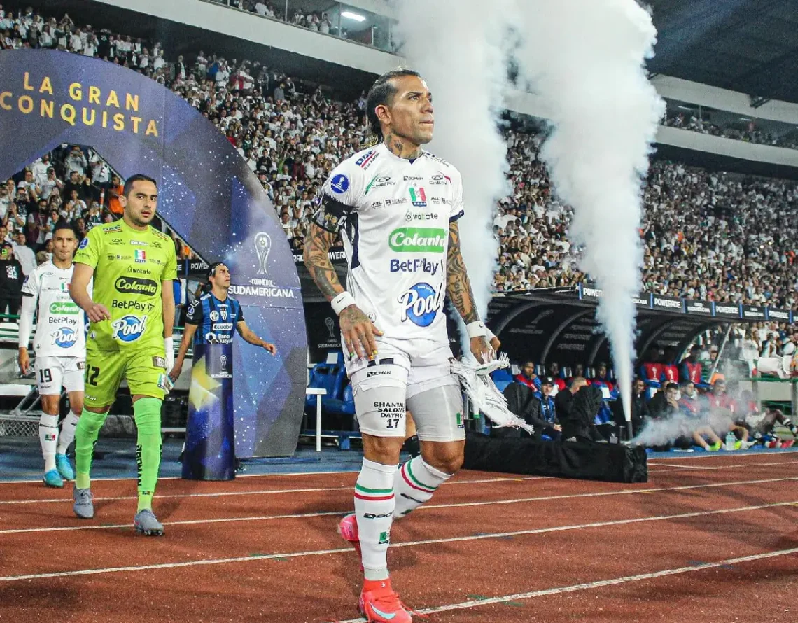 Dayro Moreno en Copa Sudamericana. (FOTO: Once Caldas DAF)