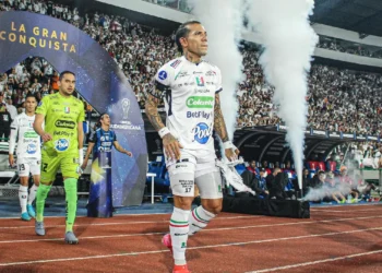 Dayro Moreno en Copa Sudamericana. (FOTO: Once Caldas DAF)