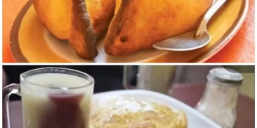 La salteña y el api con pastel, en la semifinal del Mundial de Desayunos. FOTO: RRSS