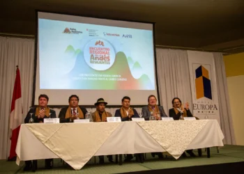 El inicio del encuentro regional por la resiliencia agrícola. Foto: Helvetas Perú.