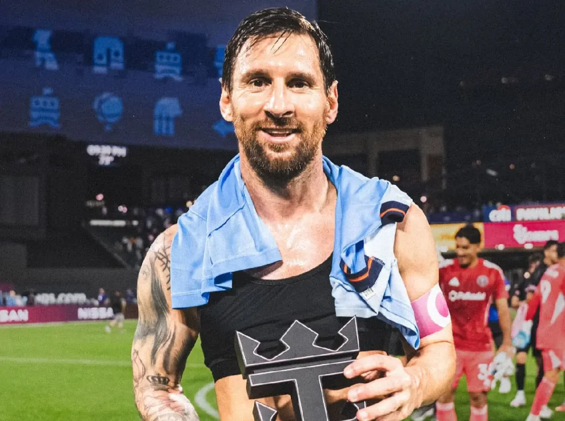 Lionel Messi fue el MVP del partido. (FOTO: Inter Miami CF)