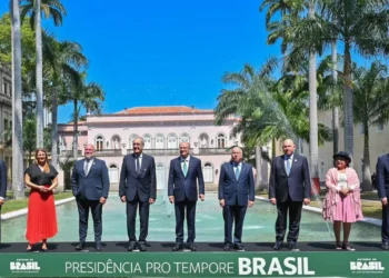 La reunión de cancilleres del Mercosur. Foto: Cancillería.