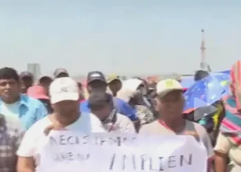 Los productores iniciaron medidas de presión por la falta de diésel. Foto: Unitel.