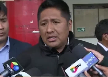 El dirigente transportista Limbert Tancara. Foto: Captura de video
