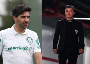 Abel Ferreira y Marcelo Gallardo. (FOTO: Palmeiras y River Plate)