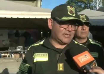 El comandante de Santa Cruz dio un informe/Captura de Video