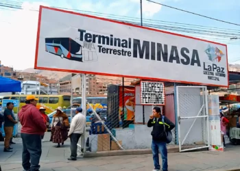 La terminal Minasa, en La Paz. FOTO: Terminal Minasa