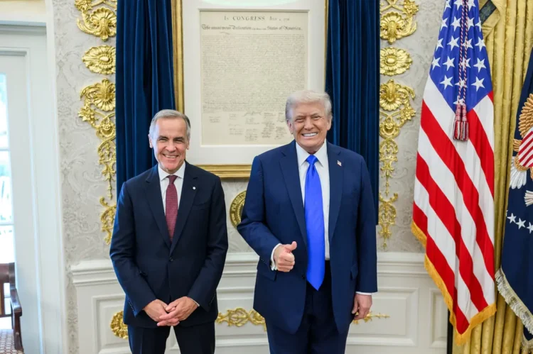 Carney y Trump en su encuentro en la Casa Blanca/The White House