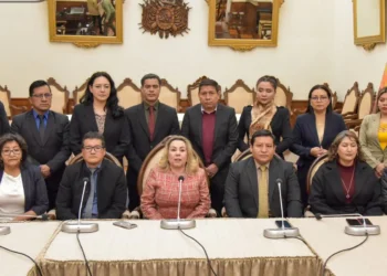 Los magistrados y consejeros del Órgano Judicial. (Foto: AJN)