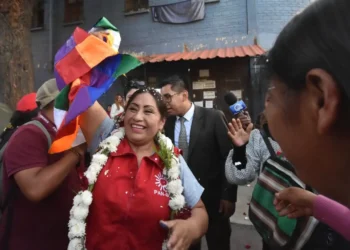 La dirigente política Ruth Nina, (In Noticias)