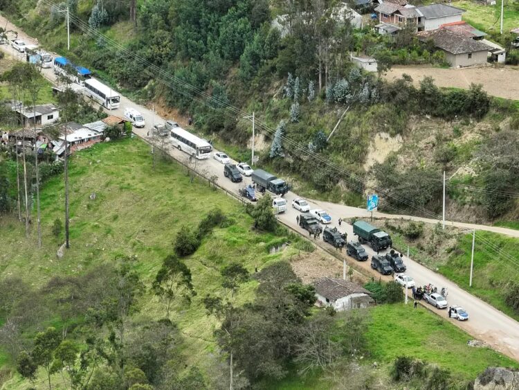 El ejército desbloquea algunas carreteras/CONAIE-Ecuador