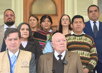 Vocales del TSE y representantes de la Misión Electoral de la OEA. (Foto: TSE)