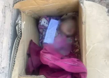 La recién nacida fue hallada muerta dentro de una caja de cartón en vía pública. FOTO: Policía Boliviana