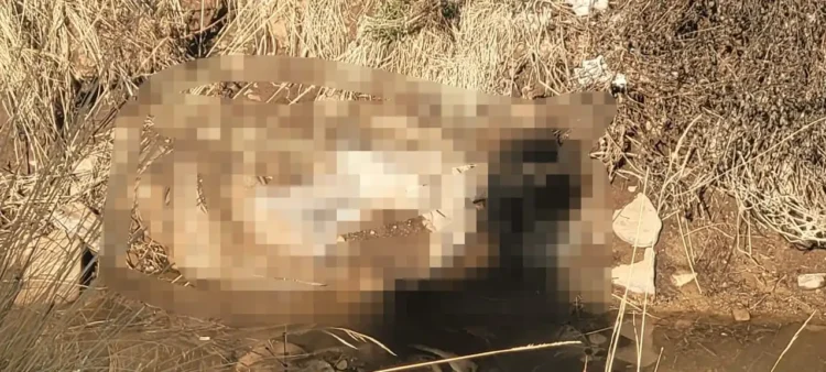 La niña, víctima de infanticidio, fue hallada enterrada cerca de un río seco, en Laja. FOTO: Fiscalía de La Paz