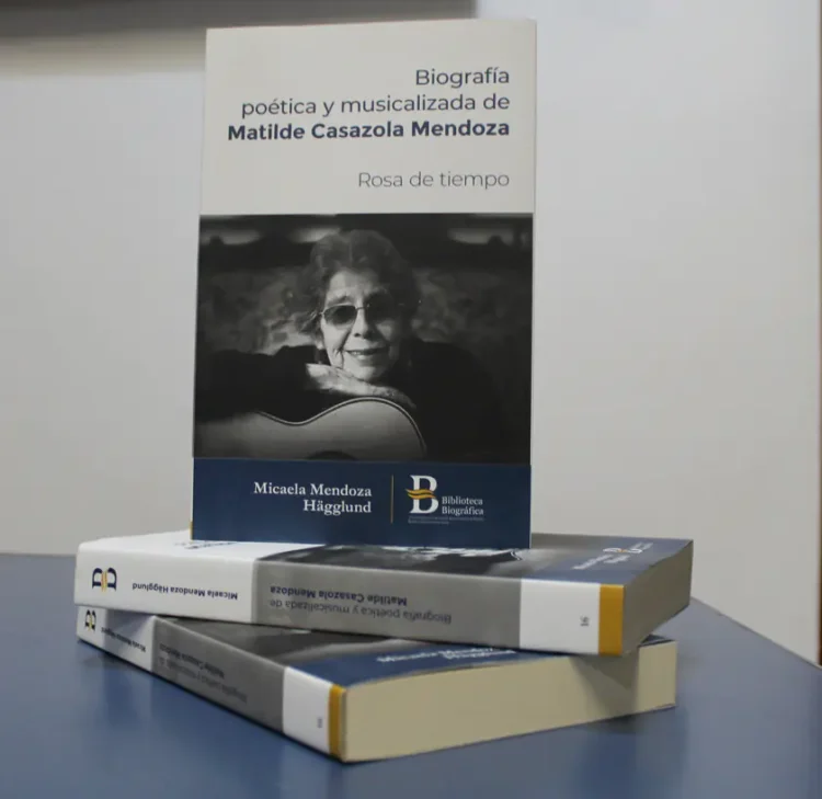 La biografía de la cantautora Matilde Casazola será presentada en la Feria Internacional del Libro (FIL) de Cochabamba. FOTO: FC-BCB