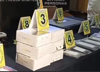 Elementos que fueron incautados al clan familiar delincuencial. FOTO: Captura