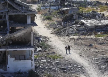 Los palestinos encontraron sus viviendas destruidas/AFP