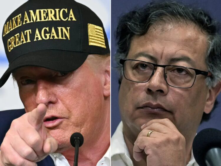Trump acusó de narcotraficante a Petro/AFP