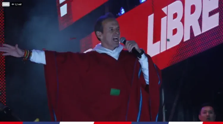 El candidato presidencial Jorge Tuto Quiroga.