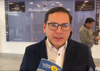 El diputado electo de la alianza Libre, Juan Carlos Velarde. (Captura: Vos TV)