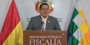 El fiscal general del Estado, Roger Mariaca.