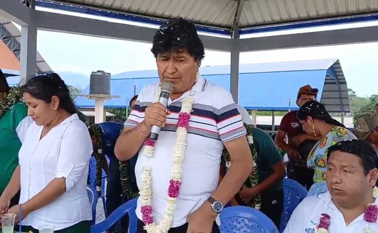 El expresidente Evo Morales.
Captura: RKC