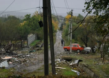 Destrucción en la ciudad ucraniana de Kramatorsk. Foto: AFP