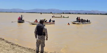 Equipos especializados lograron recuperar el cuerpo. Foto: Ministerio de Defensa.