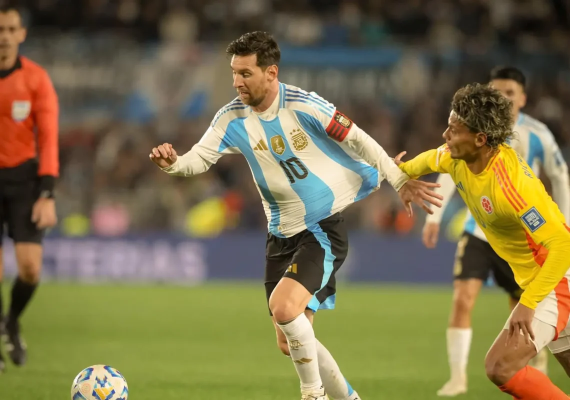 Lionel Messi con Argentina