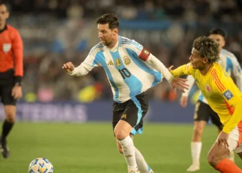 Lionel Messi con Argentina