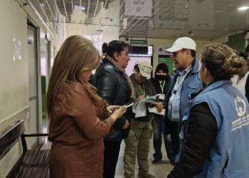 Personal de la Defensoría del Pueblo acompañó como veedor. Foto: Defensoría del Pueblo.