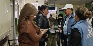 Personal de la Defensoría del Pueblo acompañó como veedor. Foto: Defensoría del Pueblo.