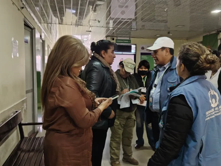 Personal de la Defensoría del Pueblo acompañó como veedor. Foto: Defensoría del Pueblo.